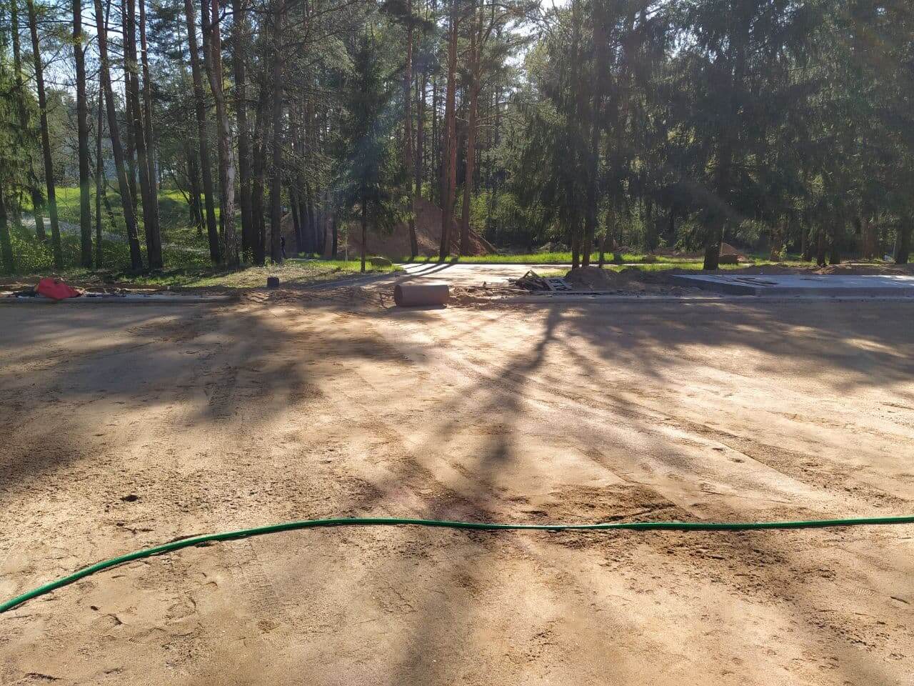 Строительство площадки и инженерных сетей для временной воздухоопорной конструкции для размещения теннисных кортов" по адресу: Минская обл., Минский р-н, аг. Ждановичи-1, включая электромонтажные работы