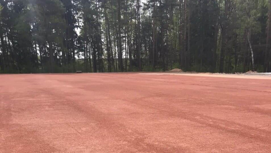 Строительство площадки и инженерных сетей для временной воздухоопорной конструкции для размещения теннисных кортов" по адресу: Минская обл., Минский р-н, аг. Ждановичи-1, включая электромонтажные работы