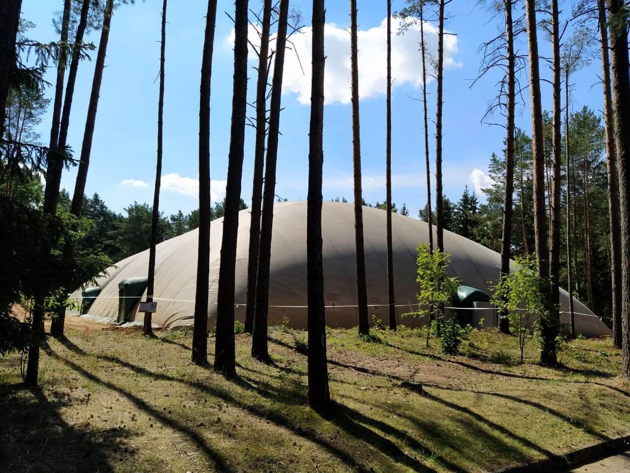 Строительство площадки и инженерных сетей для временной воздухоопорной конструкции для размещения теннисных кортов" по адресу: Минская обл., Минский р-н, аг. Ждановичи-1, включая электромонтажные работы