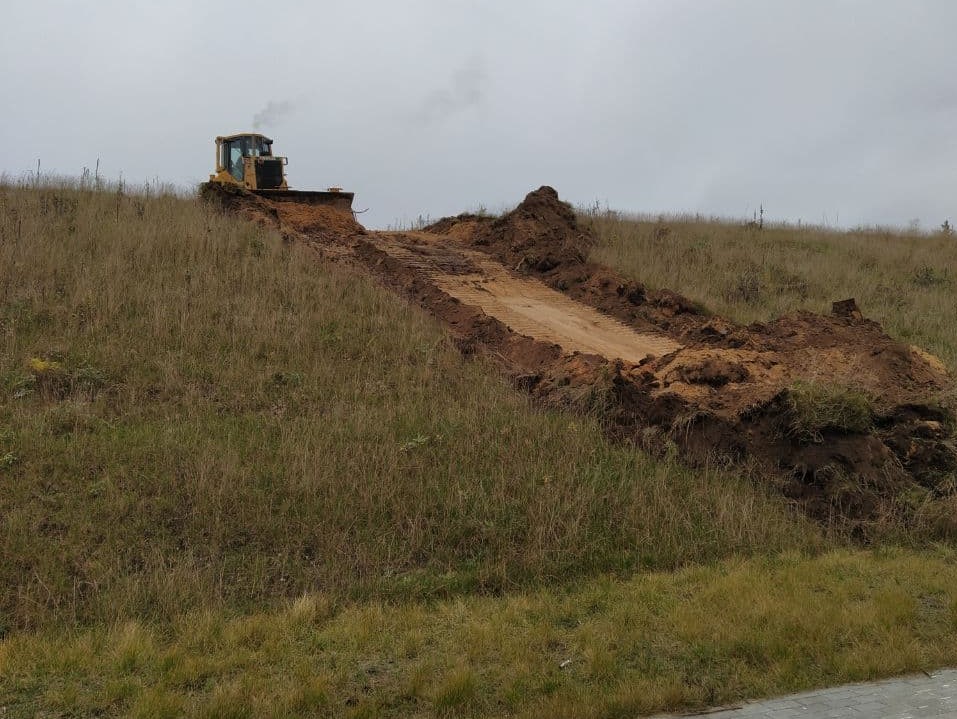 Корчевание и вытряхивание пней с расчисткой территории