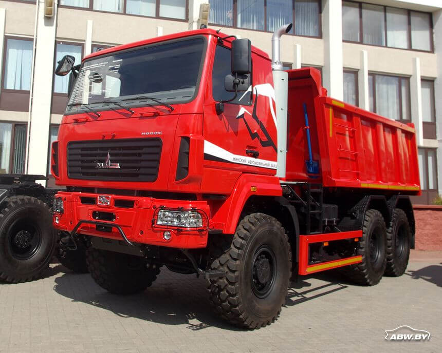 МАЗ 6502H9-422-052 6х6 полный привод, 20 тонн, с повышенными бортами