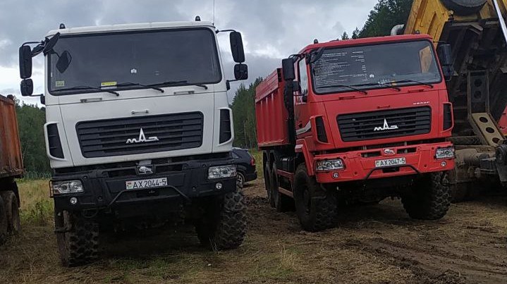 Самосвал МАЗ 5516 20 тонн, с повышенными бортами